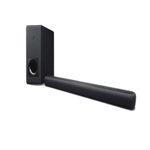 Yamaha YAS-209 soundbar / TV speaker (with integrated Alexa voice control and wireless subwoofer – with 3D surround sound and music streaming via Bluetooth) black