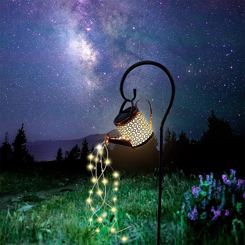 Solar Lights Outdoor Decorative Kettle Art Lamp - Image 6