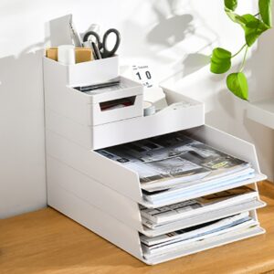 Folder Desk Shelf Drawer Desk Organizer Office Accessories