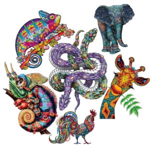 Animals Shape Kids Puzzle Educational Toys