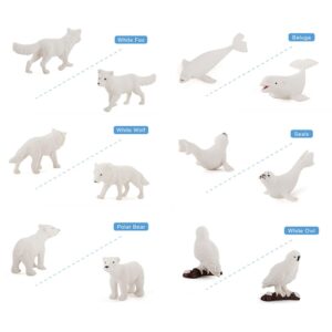 Bear Dolphin Action Figurines Collection Model Toys