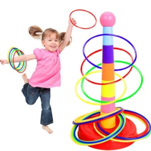 Children Throw Circle Game Ferrule Stacked Toys