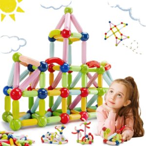 Children Diy Magnet Sticks Balls Construction Set