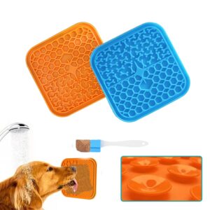 Dog Lick Bath Peanut Butter Slow Eating Licking Feeder